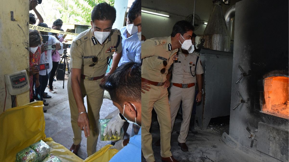 Andaman and Nicobar Police begin destroying 6,000 kg of Meth worth Rs 36,000 crore