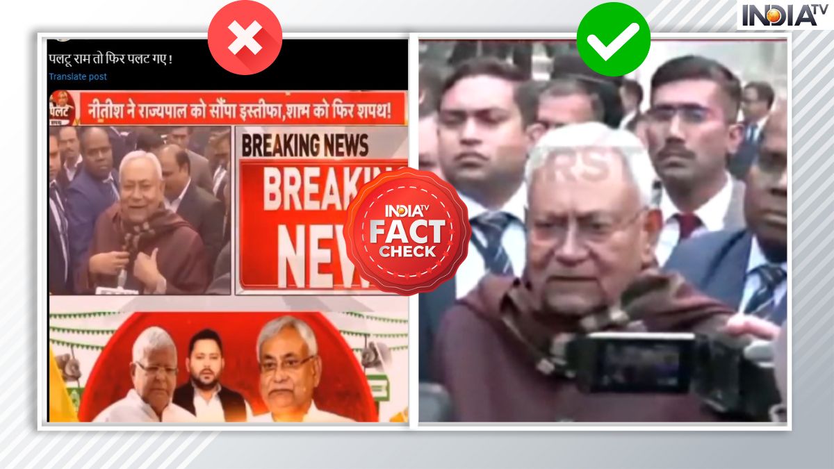 Fact Check: Did Nitish Kumar resign again? Here's truth behind the viral claim