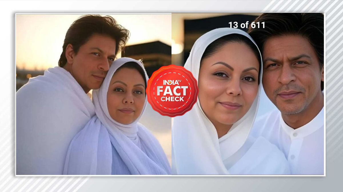 Fact Check: Shah Rukh Khan visit Mecca with his wife Gauri Khan? Know truth behind viral photos