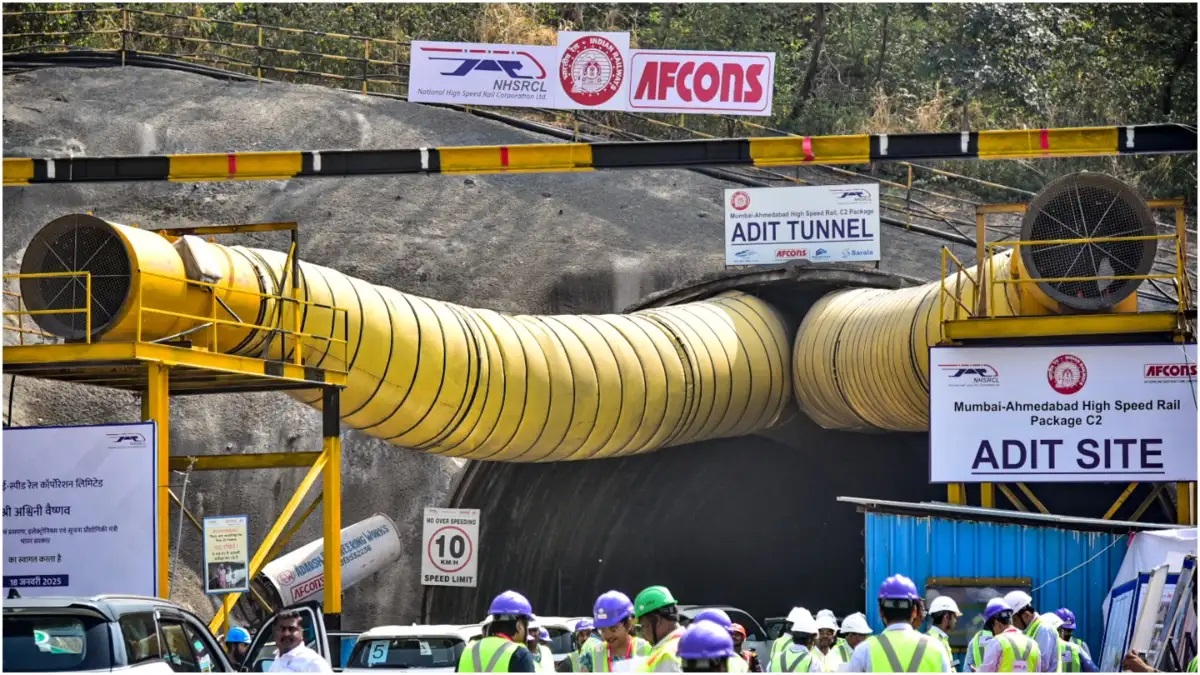 Mumbai-Ahmedabad bullet train project: Know all about 21-km-long India's first undersea tunnel