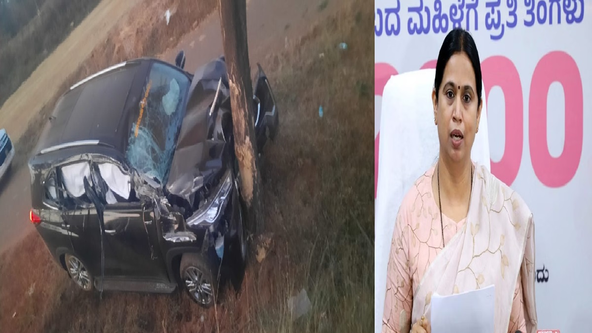 Karnataka Minister Laxmi Hebbalkar injured in car accident near Belagavi