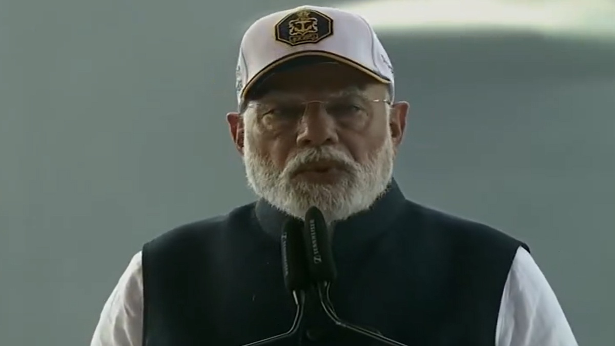 PM Modi inducts three frontline naval combatants, says big day for India's maritime heritage