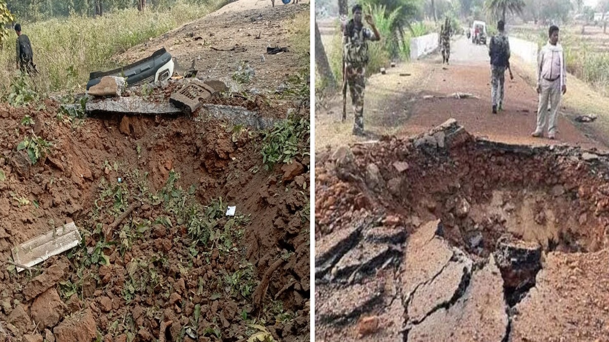 Chhattisgarh: Eight jawans, one driver killed after Naxalites blow up vehicle using IED in Bijapur