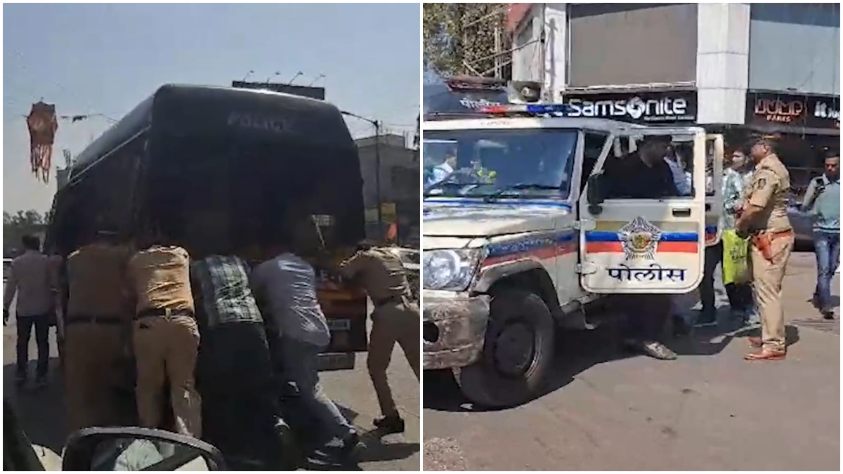 Saif Ali Khan attack case: Police vehicle carrying accused breaks down on the way to Mumbai court | Video