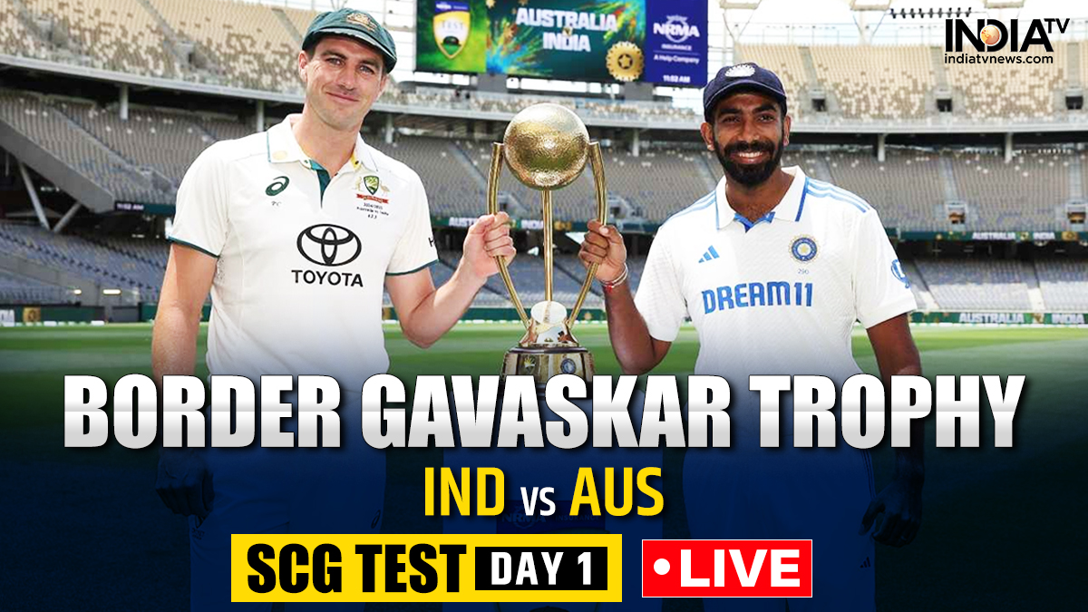 India vs Australia 5th Test Live Cricket Score IND vs AUS Sydney SCG