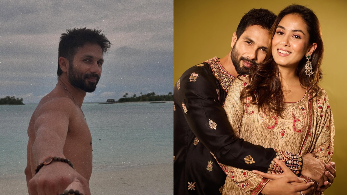 Shahid Kapoor enjoys romantic getaway with wife Mira Kapoor in Maldives | See pics