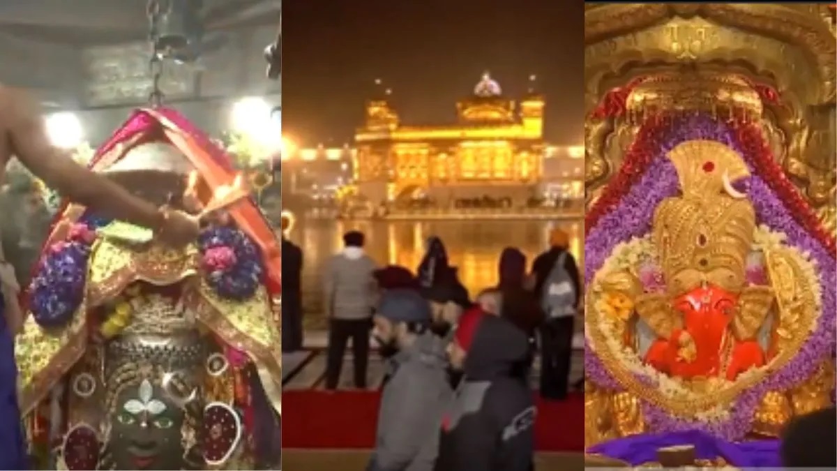 New Year 2025: Devotees flock to temples across country, special aarti at Mahakaleshwar in Ujjain | VIDEOS