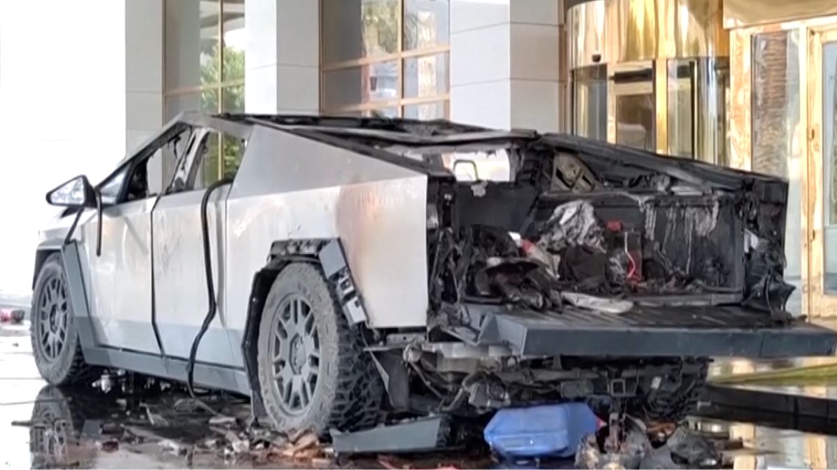 Tesla Cybertruck explosion: Firework mortars, gas canisters stuffed inside vehicle | What we know so far