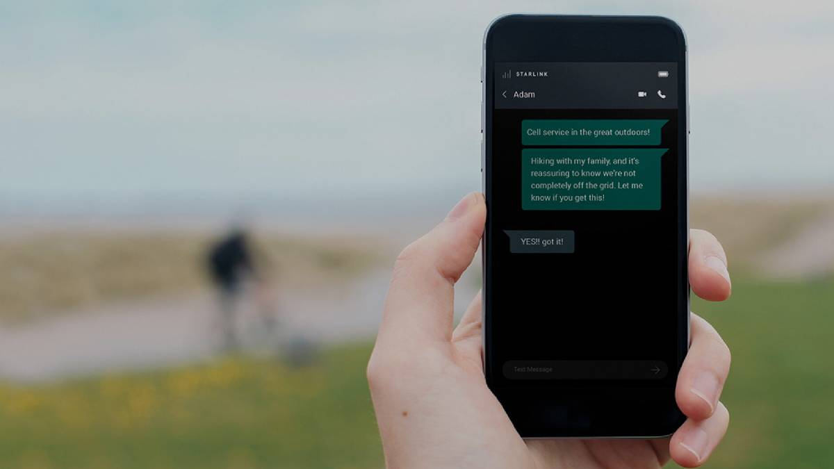 No signal: iPhone users can now send text messages via Starlink satellites