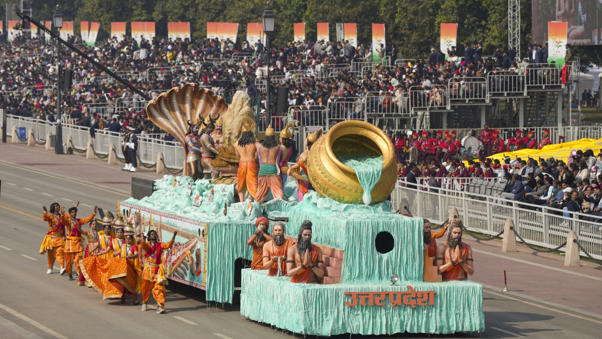 Uttar Pradesh's Republic Day tableau secures first place in People's Choice Award