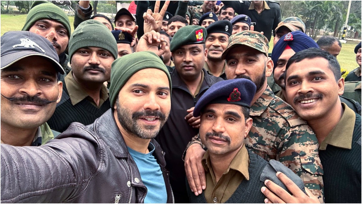 Varun Dhawan preps with 'real heroes of India' for Border 2, pays tribute to jawans on Army Day