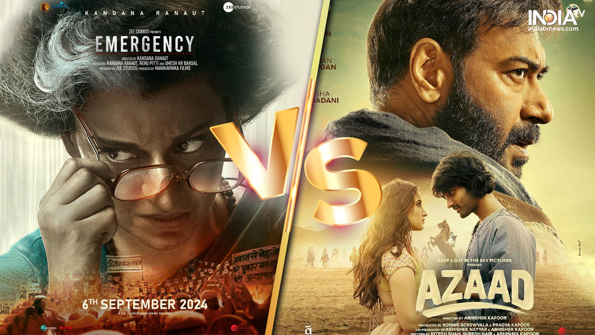 Emergency vs Azaad: Which film ruled box office in first week of theatrical release?