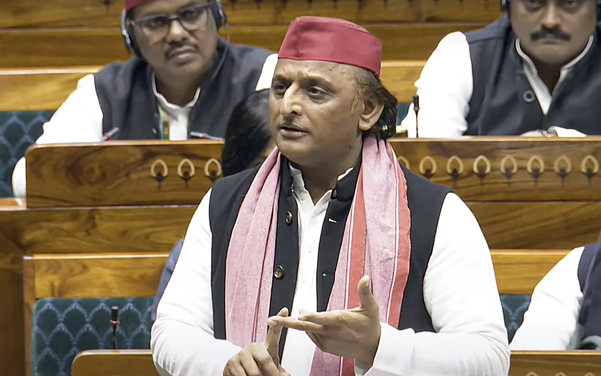 Akhilesh Yadav alleges police checking ID cards of voters.