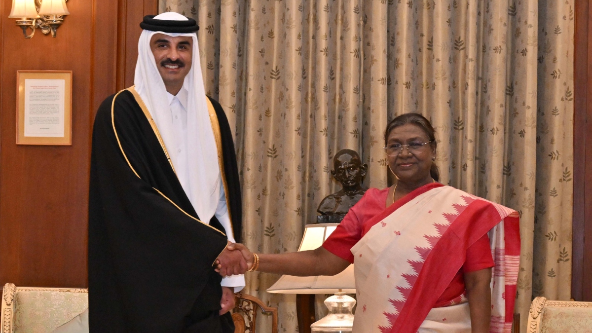 President Murmu hosts Qatar's Amir at Rashtrapati Bhavan, holds banquet to strengthen bilateral ties