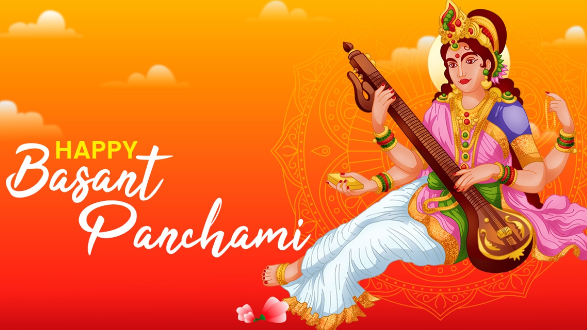 lifestyle happy basant panchami 2025 wishes images whatsapp and facebook status to share on saraswati puja