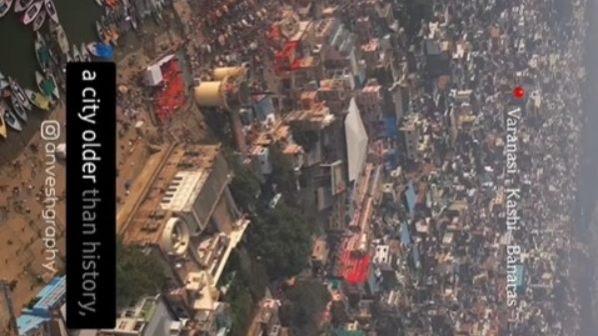 Aerial video of Varanasi goes viral, showcasing sacred city's divine essence | Watch