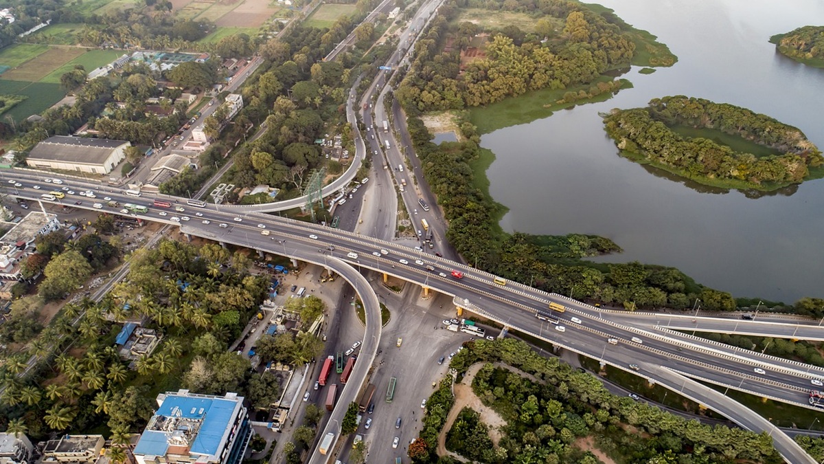 Bengaluru's ₹9800 crore double-decker flyover project.