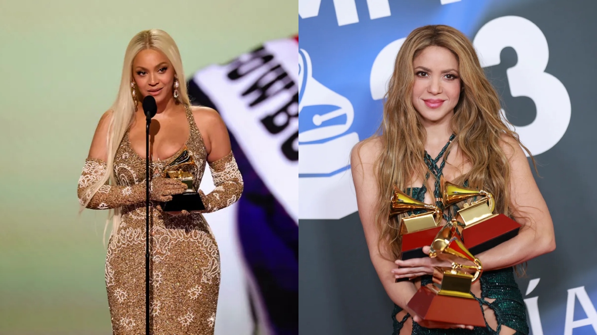 entertainment beyonce wins album of the year sabrina shakira bag major awards grammy awards 2025 winner list