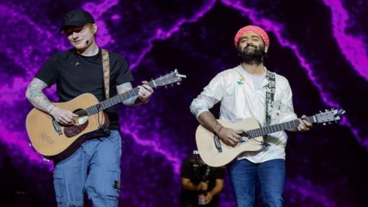 Ed Sheeran ditches security, enjoys scooter ride with Arijit Singh, video goes viral | WATCH