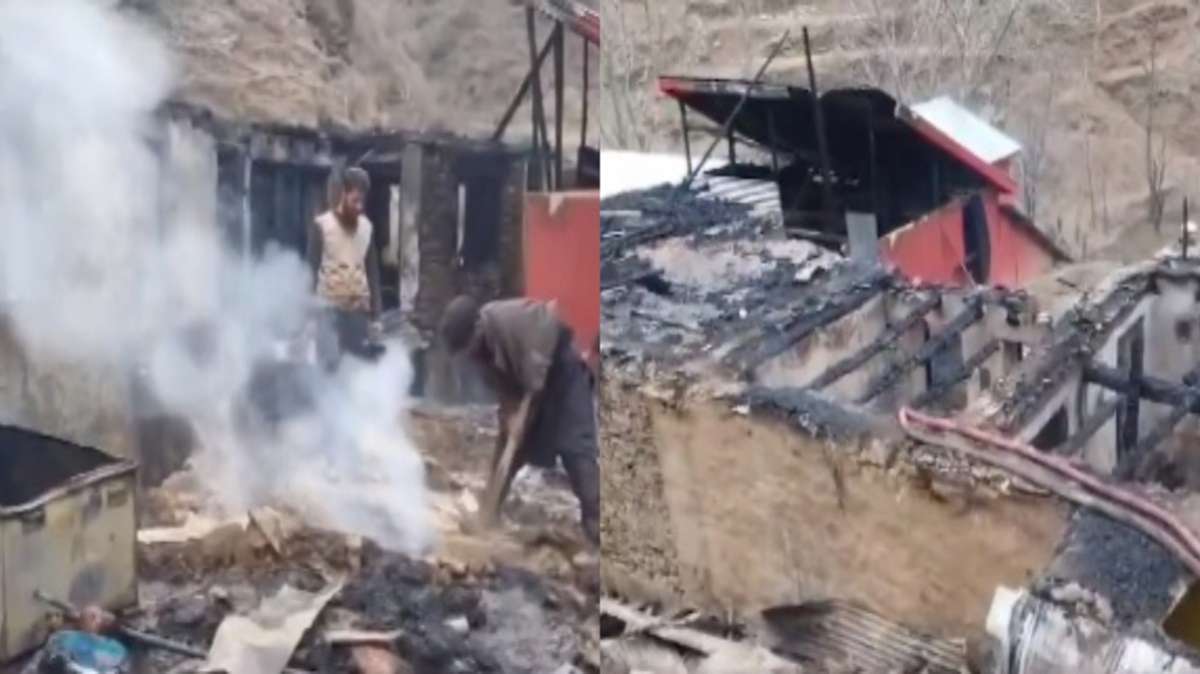 J-K: Seven houses gutted as massive fire sweeps through remote village in Ramban