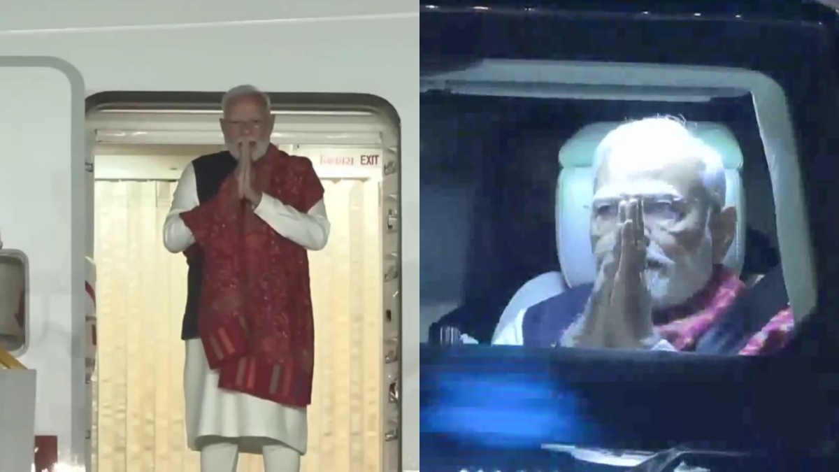 PM Modi arrives at Delhi's Palam airport after his successful visits to France and US