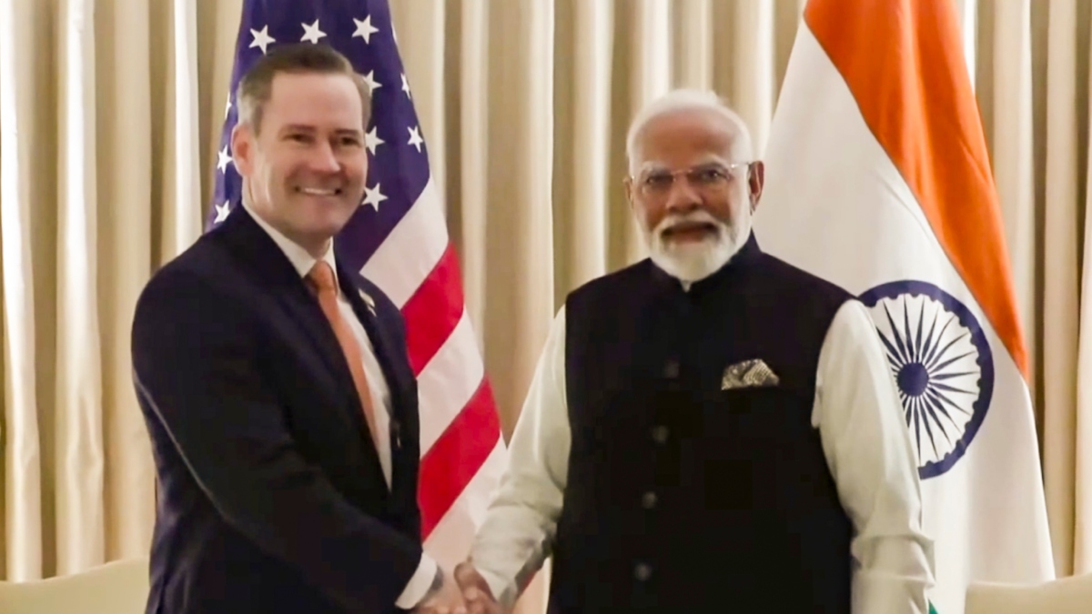 PM Modi holds bilateral discussion with US National Security Advisor Michael Waltz