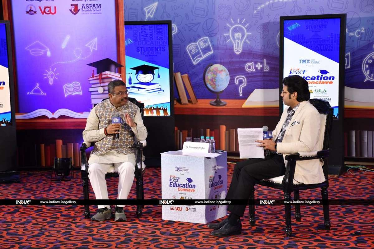 India TV Education Conclave: Stalin is opposing NEP because of political compulsion, says Dharmendra Pradhan