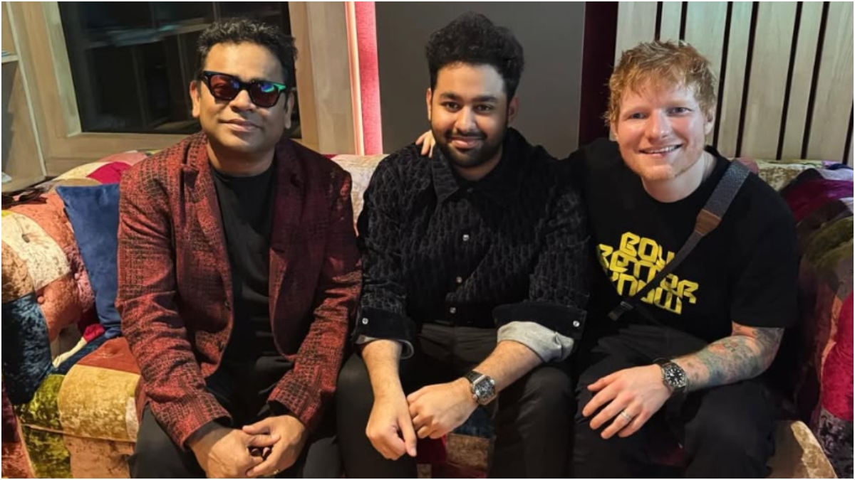 Ed Sheeran meets AR Rahman ahead of his Chennai concert, fans speculate music collaboration