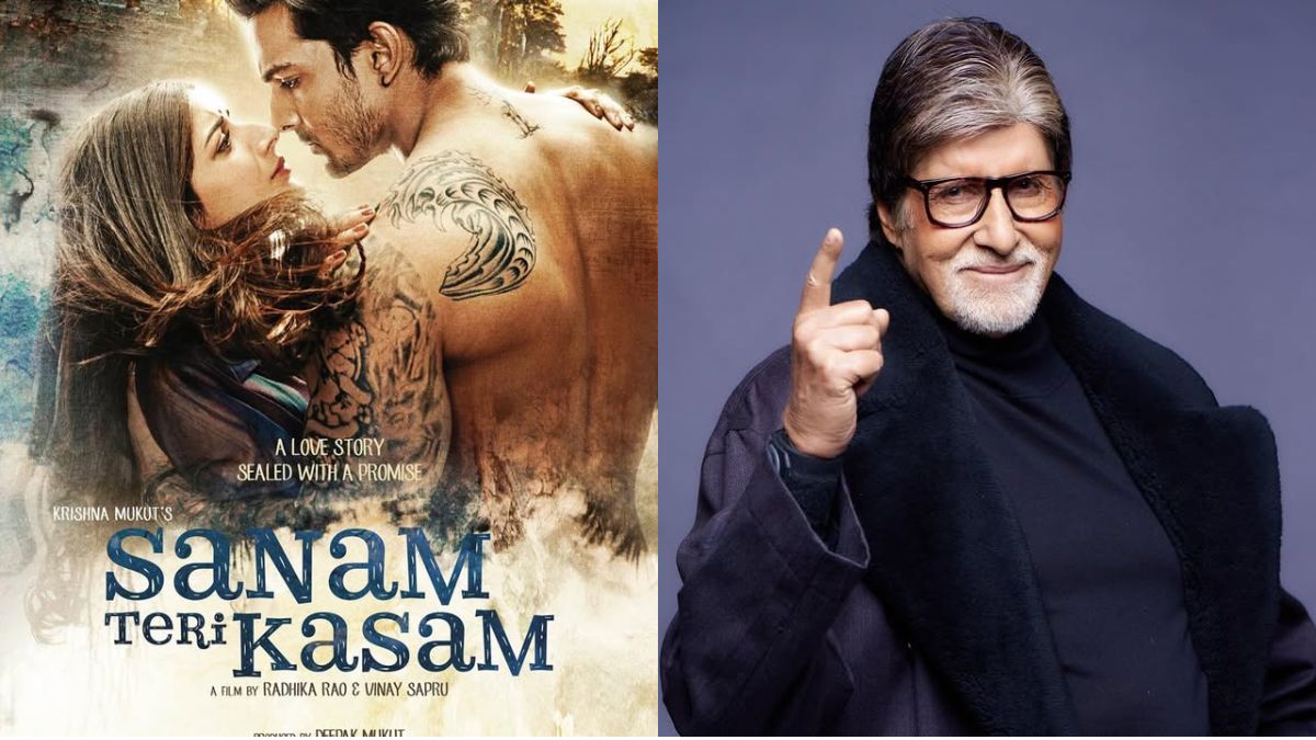 Sanam Teri Kasam re-release: Amitabh Bachchan gives shoutout, Harshvardhan, Mawra react