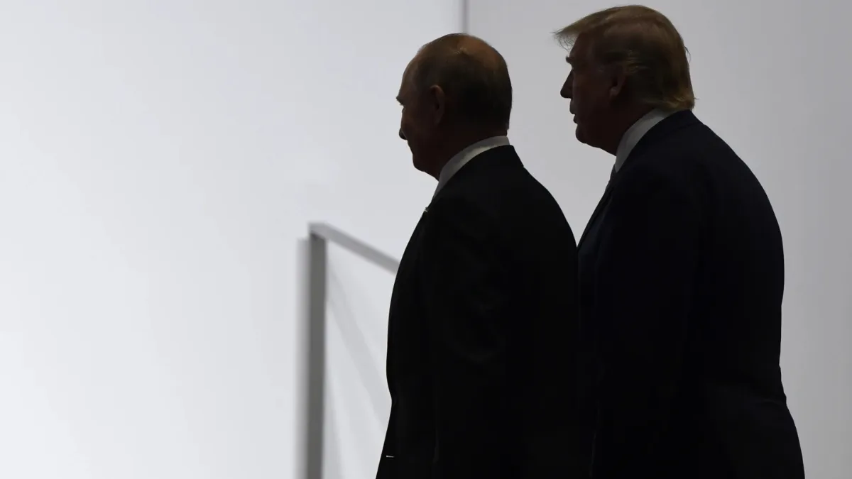 Donald Trump with Vladimir Putin