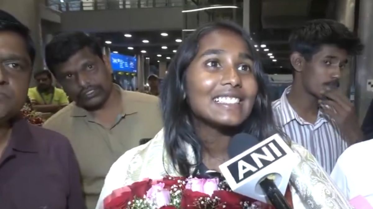 Trisha Gongadi and India's other U19 Women's T20 World Cup champions receive grand welcome in Hyderabad