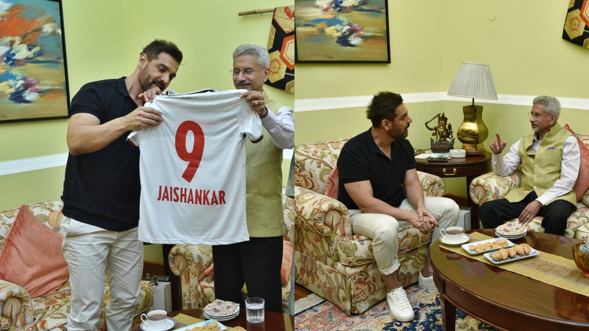 John Abraham gifts Jersey to S Jaishankar, discusses ‘The Diplomat’ and more