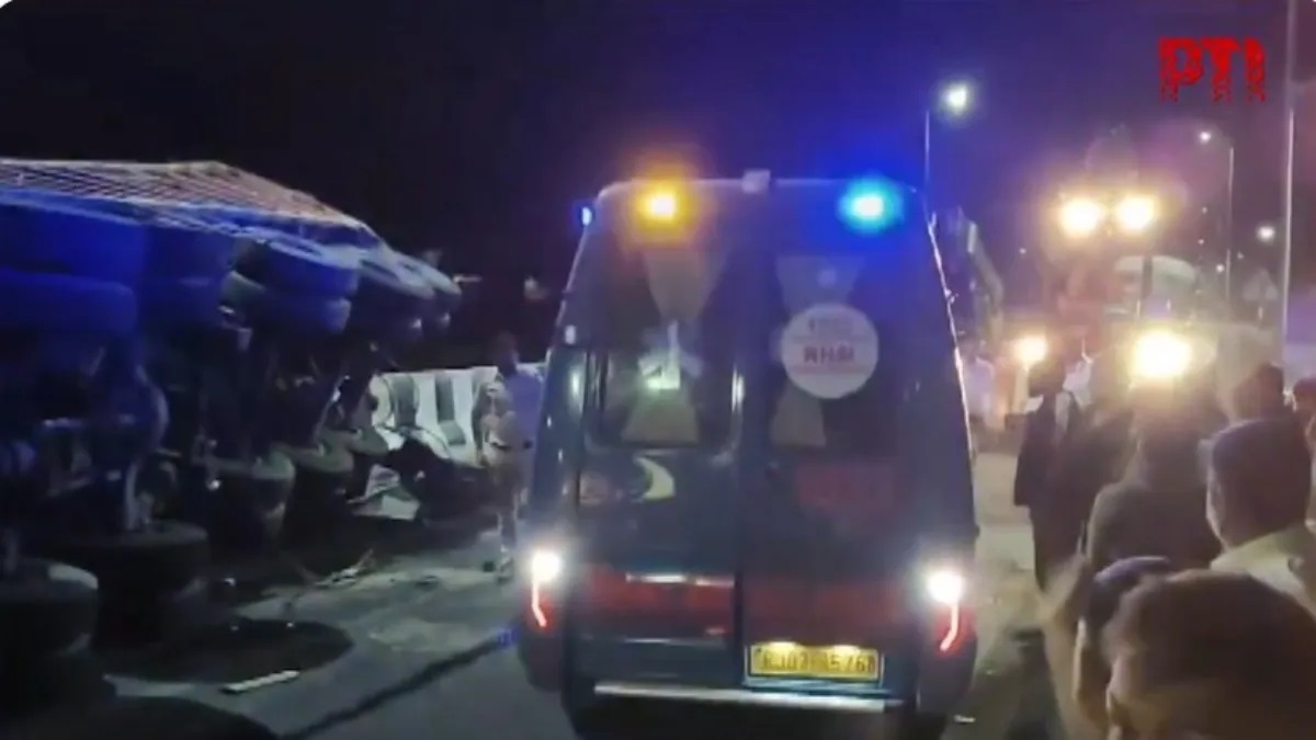 Rajasthan accident: Six killed as trailer truck overturns on car in ...