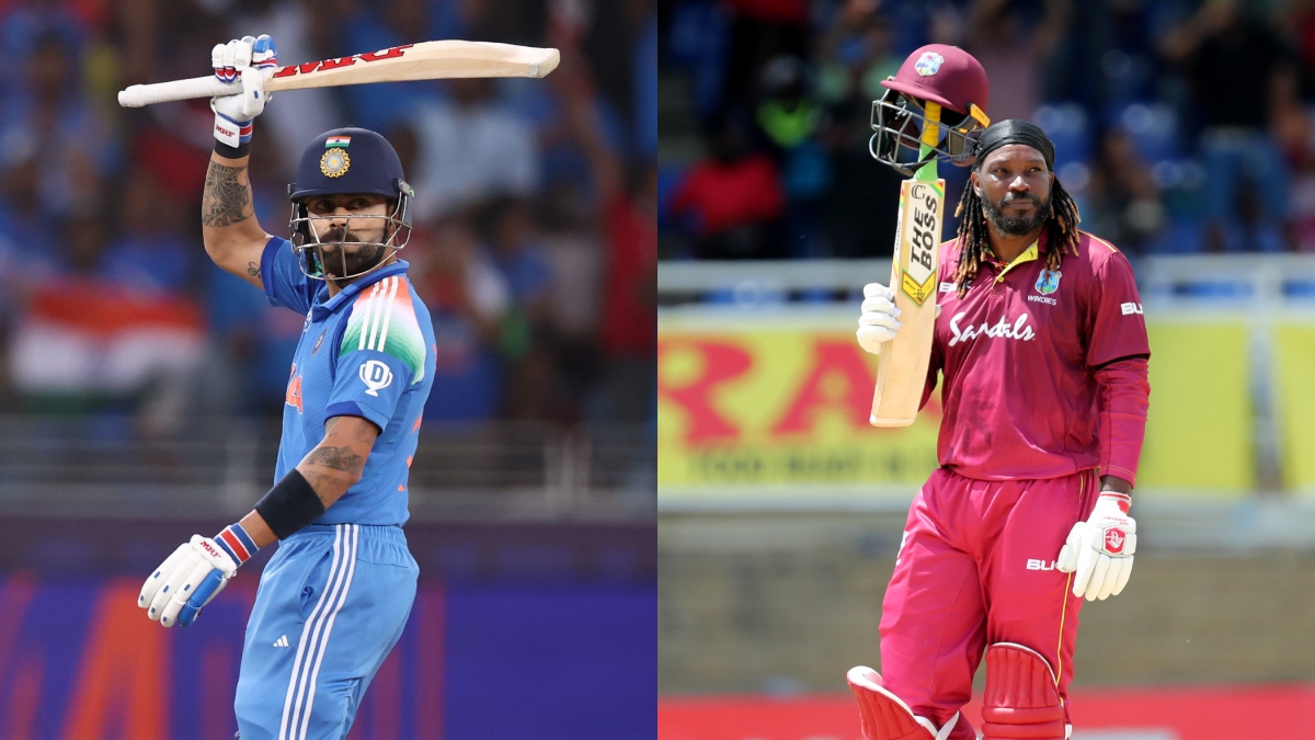 Virat Kohli eyes Chris Gayle's historic Champions Trophy record as India gear up for New Zealand showdown