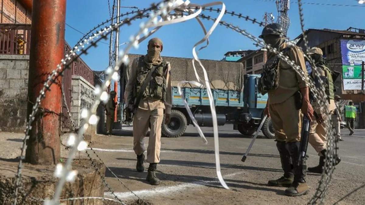 The security has been heightened in Jammu and Kashmir. 