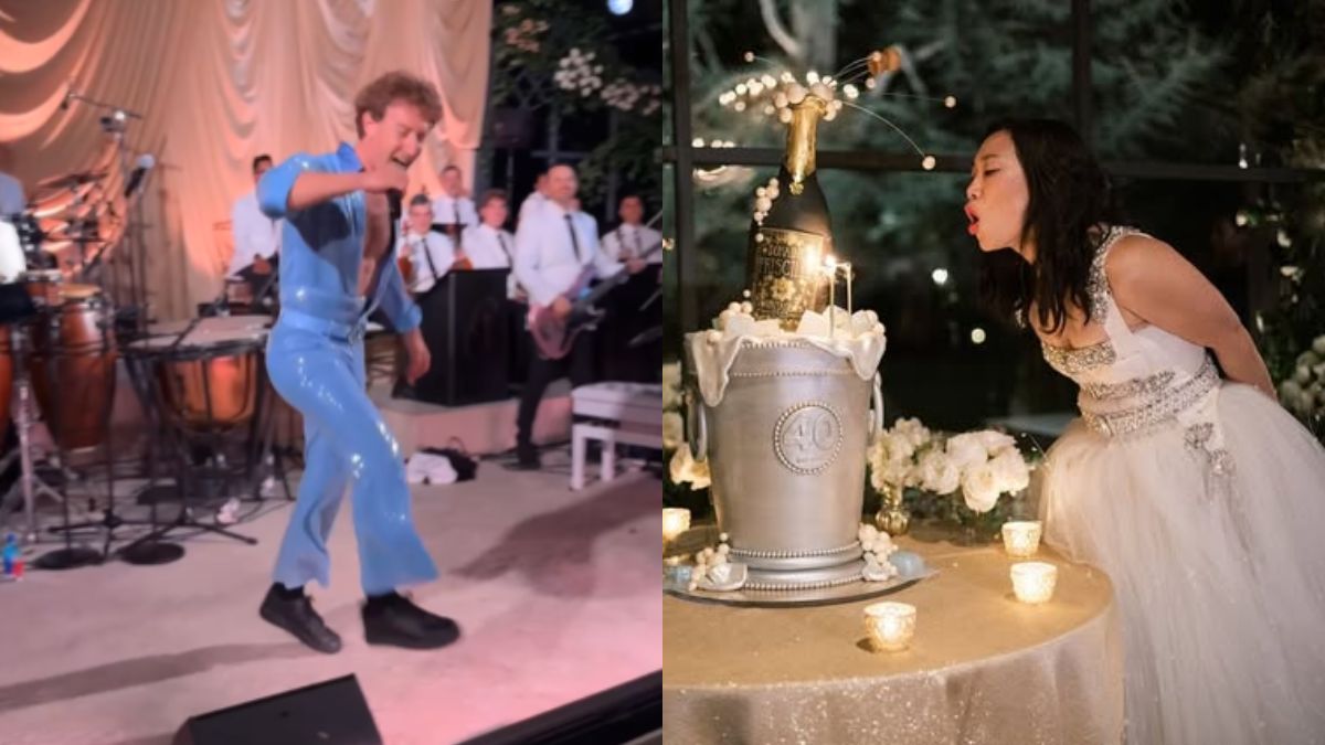 Mark Zuckerberg celebrates wife's birthday dressed up in Benson Boone’s Grammy jumpsuit, internet reacts