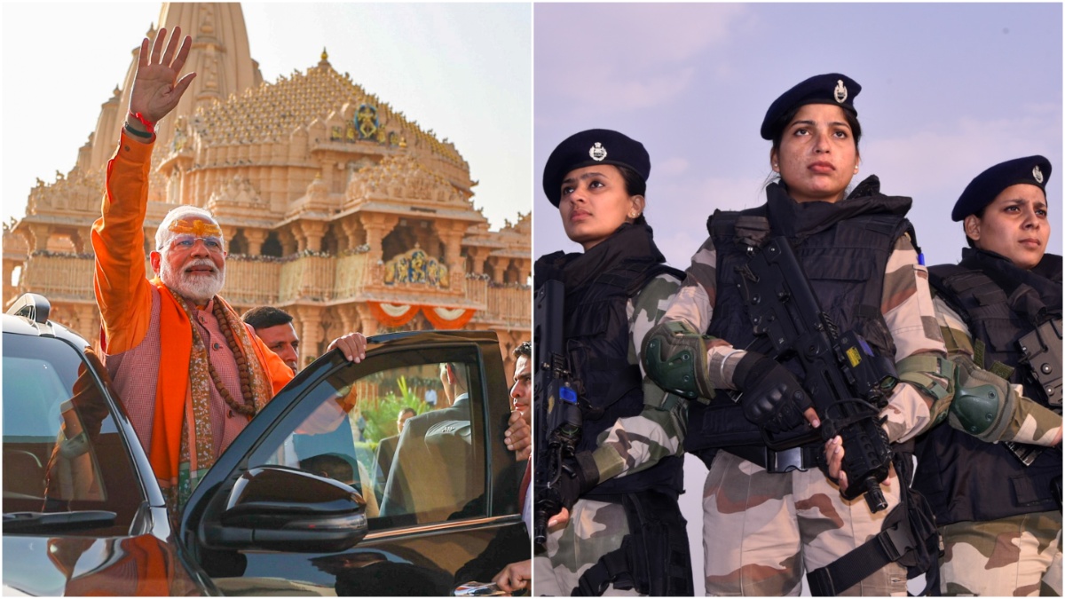 PM Modi's Gujarat event to have all-women police security on women's day | A first in India