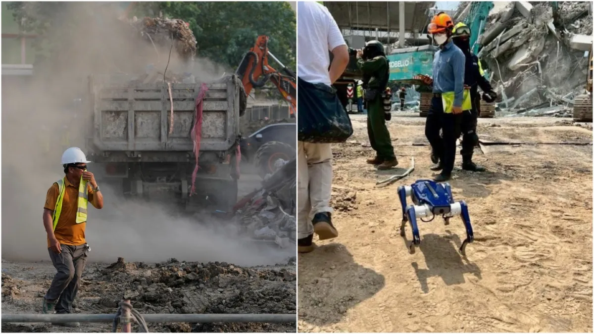 Thailand deploys Robotic Mules for rescue operations after the Myanmar earthquake.