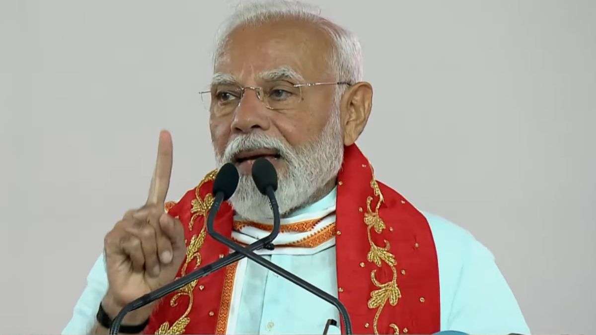 PM Modi receives warm welcome in Gujarat during roadshow, says Surat provides job to millions