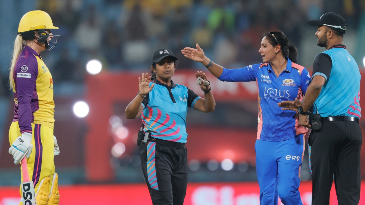 Harmanpreet Kaur fined for Code of Conduct breach during MI vs UPW clash in WPL 2025