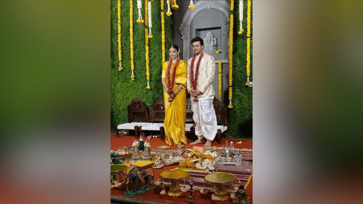 Tejasvi Surya ties knot with Carnatic singer Sivasri Skandaprasad in intimate ceremony: First pics out