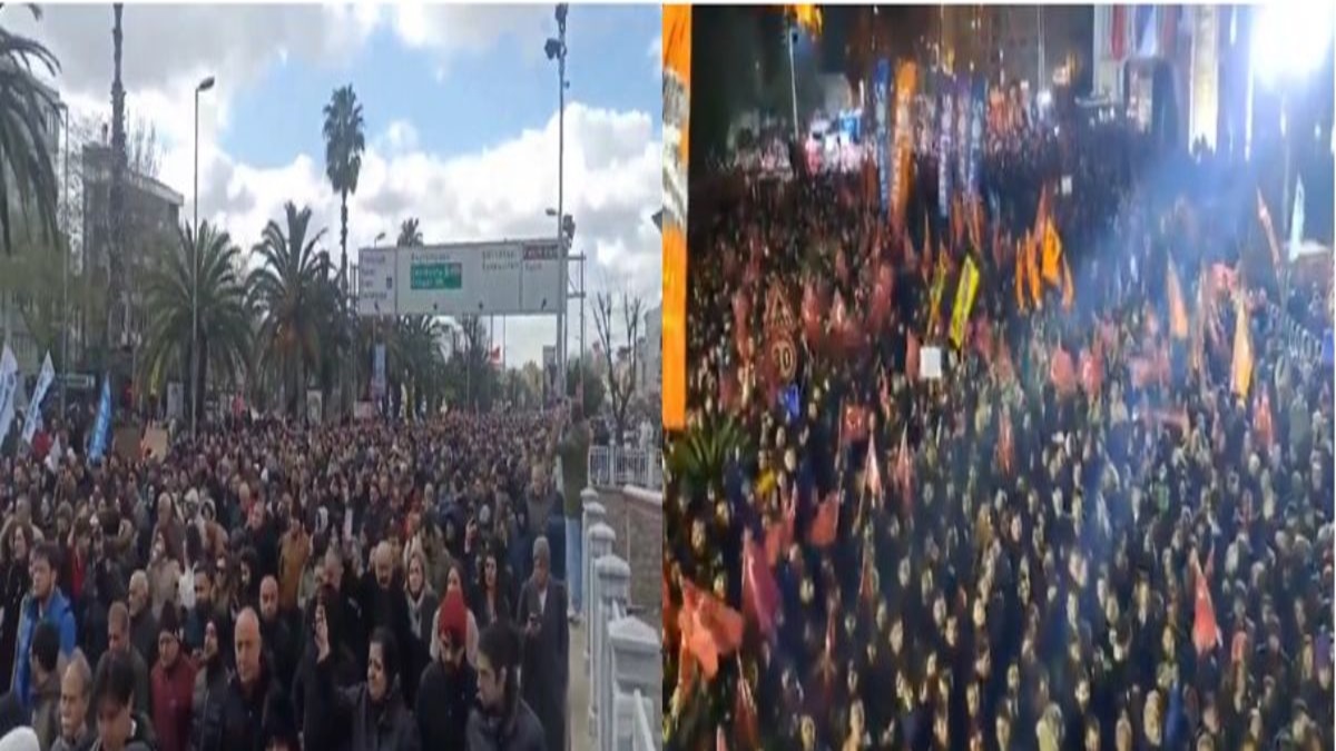 Turkiye: Mass protests erupt in Istanbul after Mayor Ekrem Imamoglu's arrest amid political tensions | VIDEO