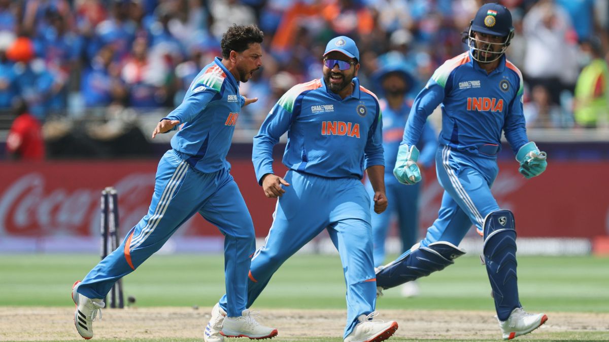 Kuldeep Yadav bamboozles Rachin Ravindra to send him packing in Champions Trophy final: WATCH