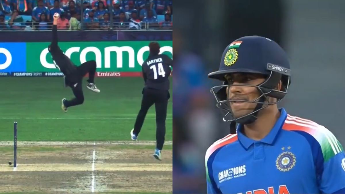 Glenn Phillips takes yet another blinder to dismiss Shubman Gill in Champions Trophy final | WATCH