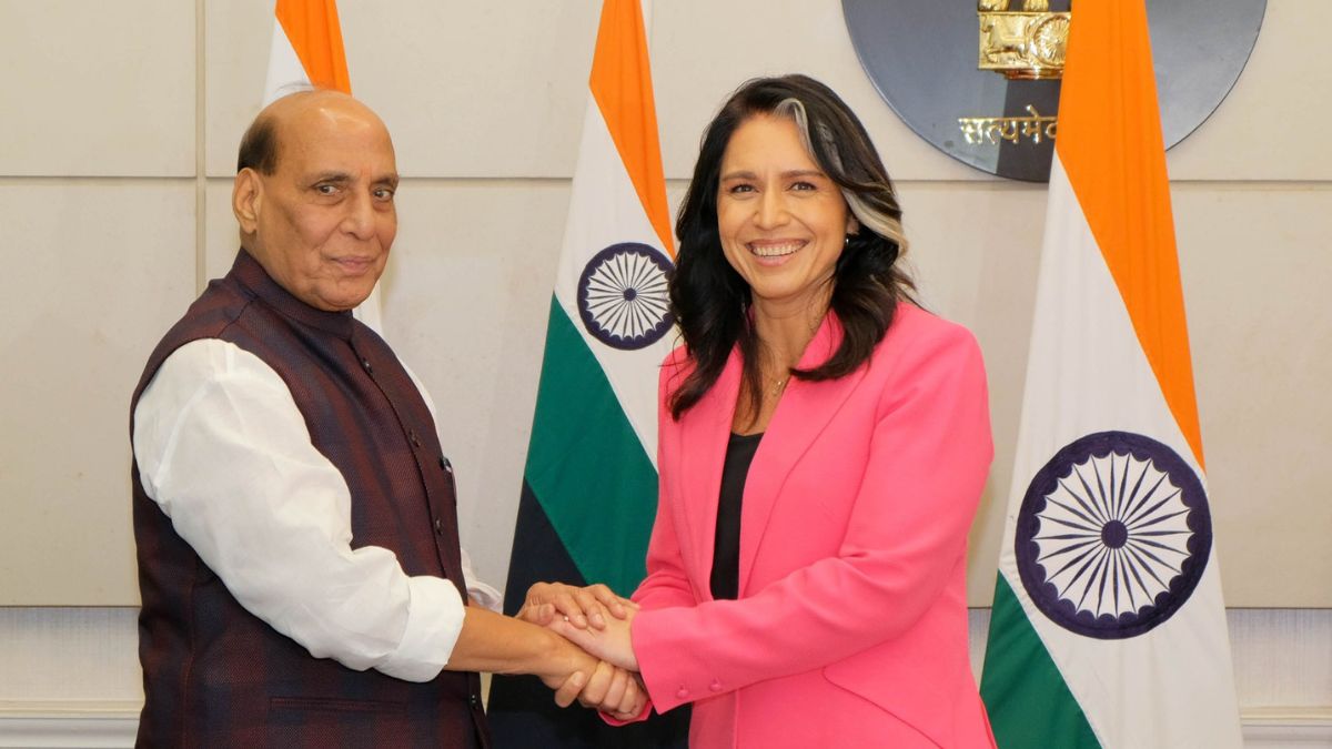 Rajnath Singh raises issue of Khalistani group's anti-India activities in US during meeting with Tulsi Gabbard