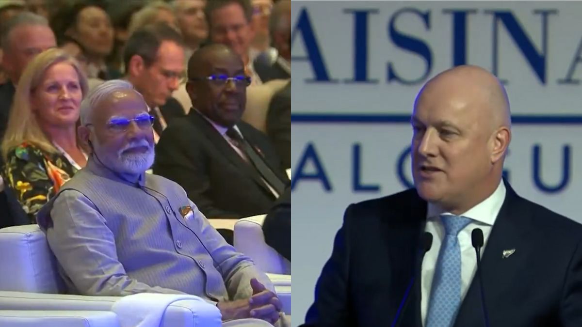 New Zealand PM Luxon's remark on India's Champions Trophy win leaves PM Modi in splits: Watch