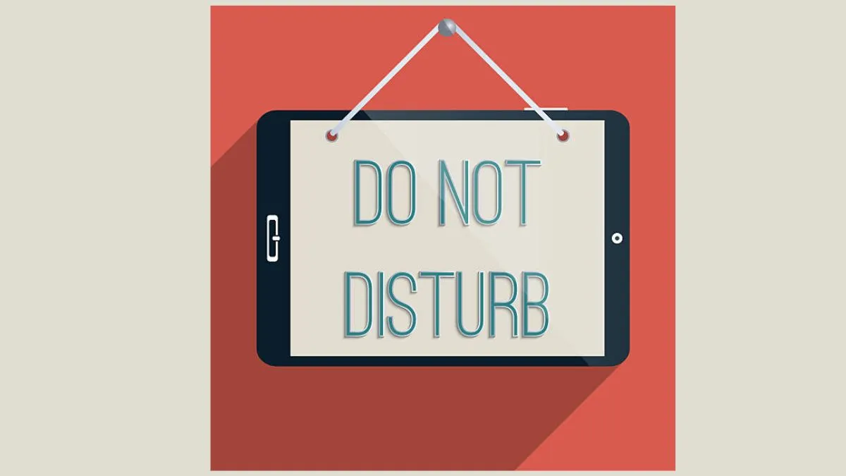 Do not disturb