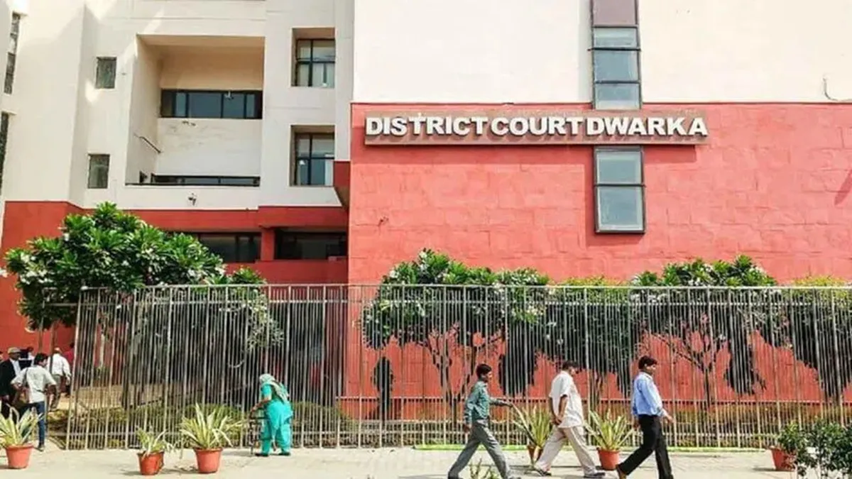 An image of the Dwarka court in New Delhi. 
