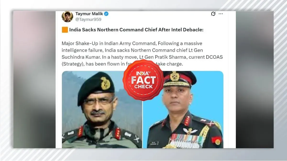 Fact Check of Army commander removal