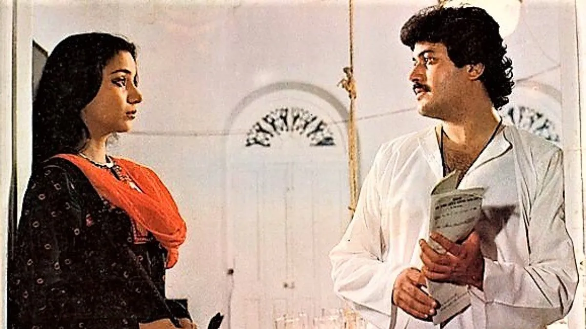 Raj Kiran and Shabana Azmi